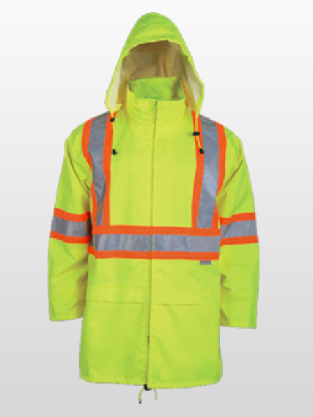 HI-VIS RAIN COAT-0