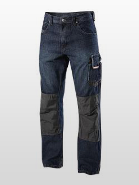 FIRE RESISTANT DENIM CARGO TROUSERS-0